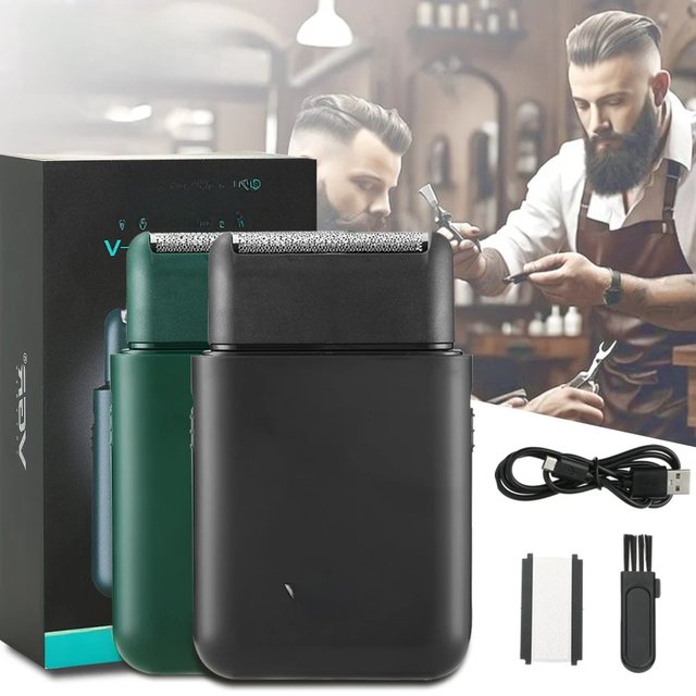 VGR convenient USB charging mini men's shaver electric hair trimmer reciprocating blade deep cleaning razor hair trimmer V-390