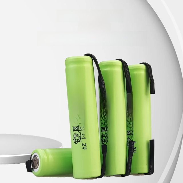 AAA 1.2V 1800mAh Rechargeable Battery Ni-Mh Cell With Solder Tabs new Original Toothbrush Electric Shaver For Philips Braun