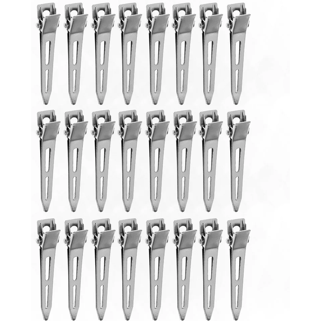24Pcs Professional Makeup Clip Salon Hairdressing Tools Ladies No Bend Hair Clips Curl Hairclip No Crease Hair Pin Styling Tool
