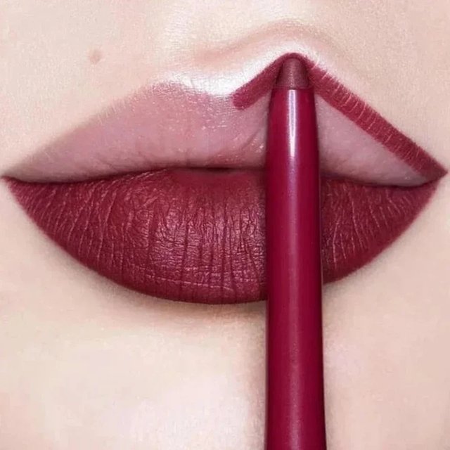 Waterproof 12Colors Lipliner Pencil Sexy Red Matte Contour Tint Lipstick Lasting Non-stick Cup Moisturising Lips Makeup Cosmetic