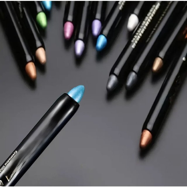 Shimmer Eyeshadow Stick, Eye Makeup Pen, Waterproof Highlighter & Eyeliner Pencil, Glitter Long Lasting For Party Makeup
