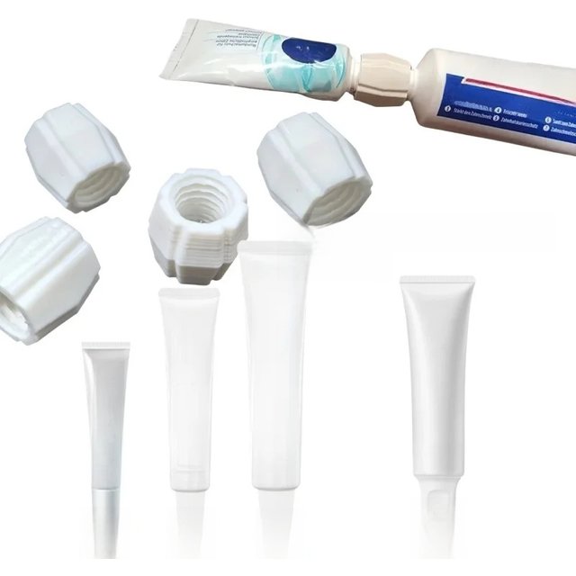 Toothpaste Squeezer Adapter, Plastic No-Spill Tube Roller for Travel, Home, Bathroom Organizer Toothpaste Saver Tool Kit