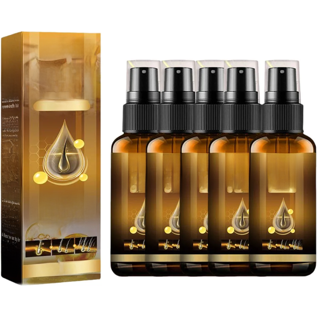 5pcs Biotin Essential Oils Products Fast Growing Hair Care Anti Hair Loss Spray Scalp Treatment for men Women 30ml