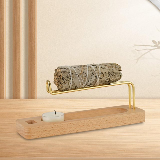 Palo Santo – support d'ameublement de bureau, centre de Table, parfums multifonctions, porte-sage pour salle à manger, cadeau brûlant d'encens