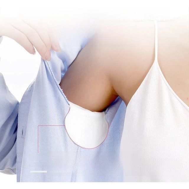 50Pcs Unisex Sweat Pads Summer Deodorants Underarm Anti Perspiration Sweat Pads Disposable Armpit Absorb Sweat Shield Pads