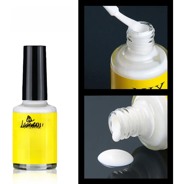 16ml Nail Art Glue For Foil Sticker Colorful Glass Starry Sky Transfer Sticker Adhesive Nail Polish Gel Manicure Decoration Tool