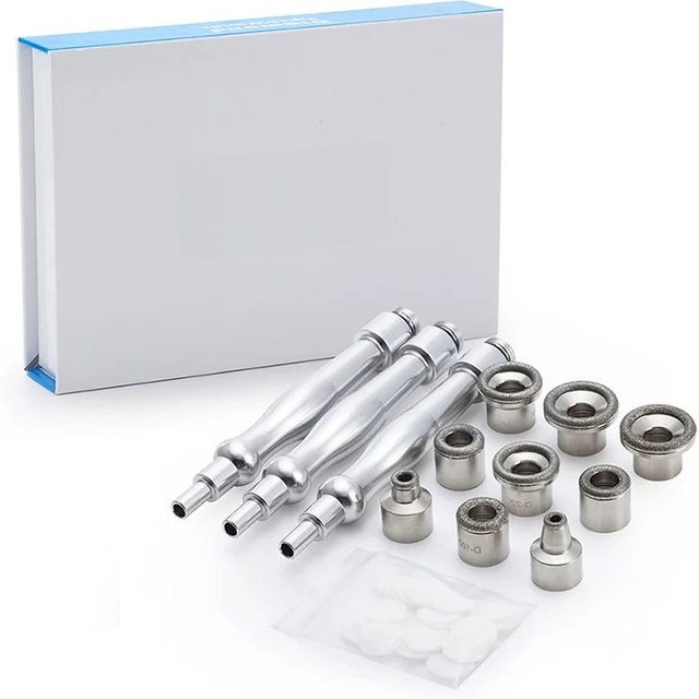 3 Wands 9 Tips Diamond Microdermabrasion Dermabrasion Replacement Accessories for Facial Peeling Face Skin Care