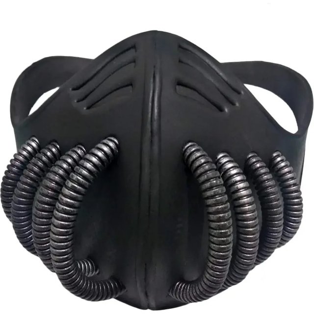 Himiko Toga Mask Cosplay My Hero Academia Himiko Toga Cosplay Half Face Mask Black EVA Cosplay Prop for Halloween
