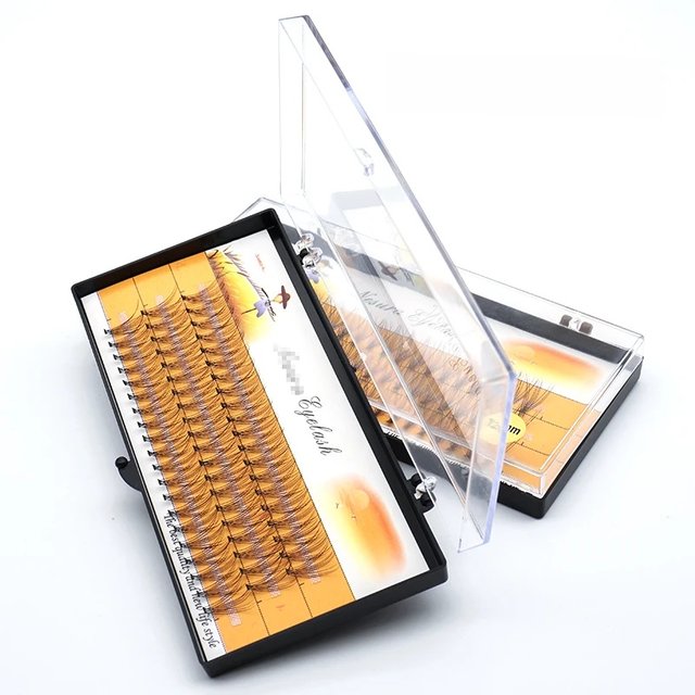 1 Box/60 Bunches Mink false eyelashes makeup Eyelash extension 10D eyelash cosplay label cosmetics Natural Lashes Wholesale naga