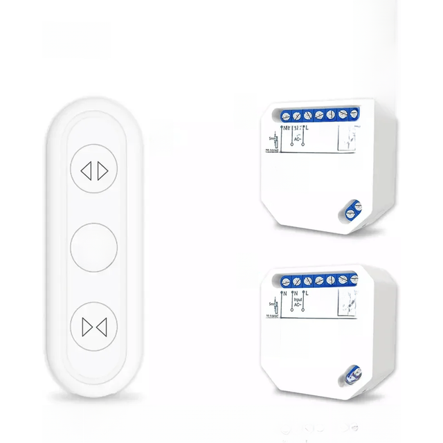 Tuya Smart Life WiFi Blind Curtain Switch with Remote for Electric Roller Shutter Sunscreen Google Home Alexa Smart Home