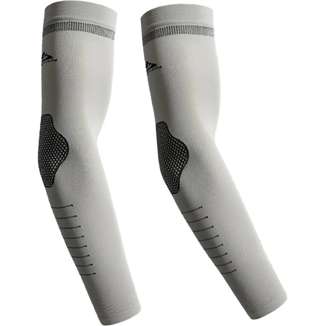 LOOGDEEL Summer UPF50+ Arm Sleeves Cool Feeling Breathable Ice Silk Cycling Sleeve Running Fishing Sunscreen Arm Support Unisex