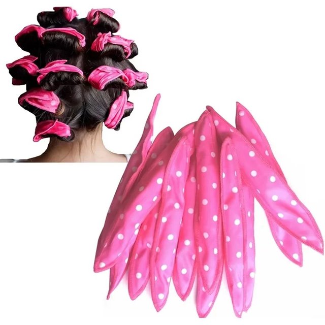 10 Pcs/Lot Hair Curlers Soft Sleep Pillow Hair Rollers Set Best Flexible Foam and Sponge Magic Hair Care DIY Hair Styling Tools