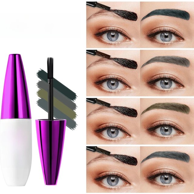 Waterproof Tattoo Peel Off Eyebrow Gel Tint long-lasting Semi Permanent Brow Tint Transfer-proof Defined Looking Brows Cosmetics