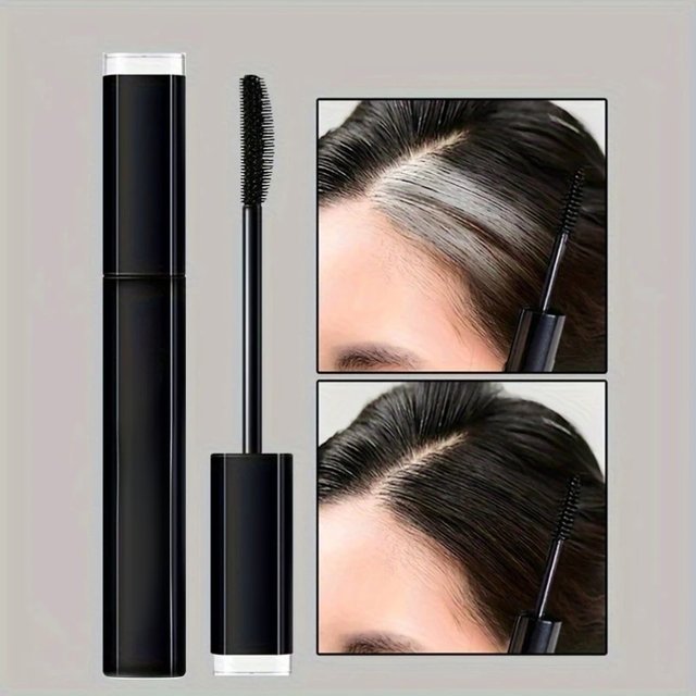 Instant Grey Hair Cover-Up Stick,Long-Lasting Easy to Apply Temporary Root Concealer for Normal Hair Types,One-Time Use No Damag