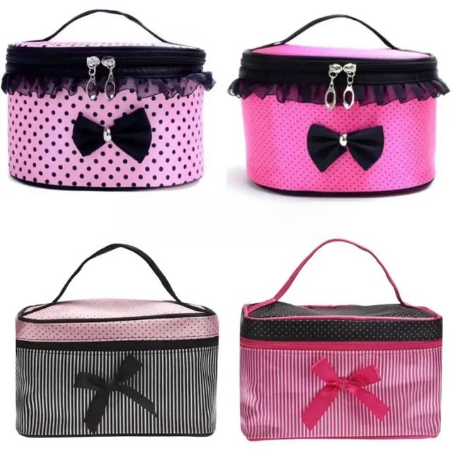 Multifunction Travel Clear Makeup Bag Fashion Polyester Cosmetic Bag Toiletries Organizer Waterproof Women Storage Make Up Cases