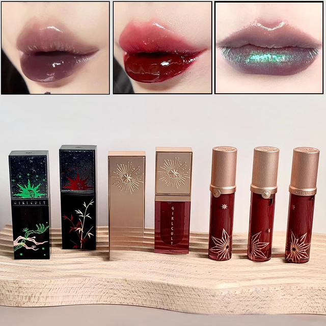 Girlcult Cyberpunk Lip Gloss Liquid Lipstick High Shine Moisturizing, Hydrating Long-Lasting Mirror Finish