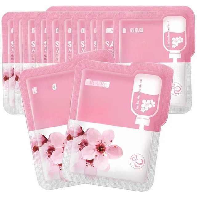12pcs Sakura Mud Mask Brightening Hydrating Face Mask Luminous Skin Clean Facial Cleansing Clay Hydrating Anti Wrinkle Skincare