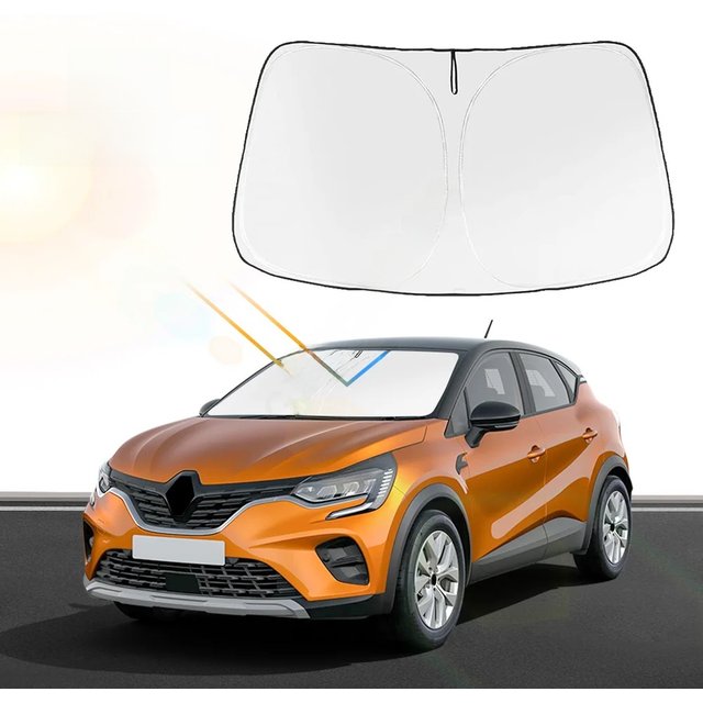 RenaultCar Windshield Sun Shade Covers Visors Auto Front Window Sunscreen For Renault Espace Arkana Captur Sunshade