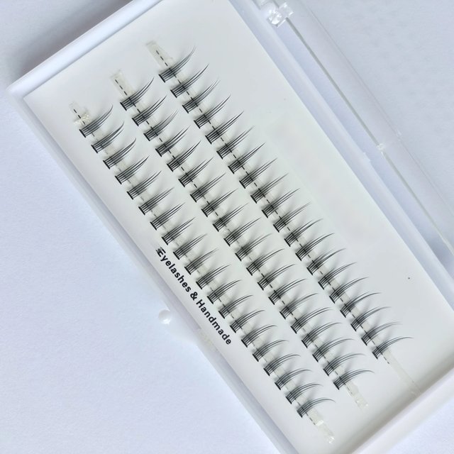 MU001 DIY Hand Made Eyelash Extension Segmented Flase Lashes Dramatic Lash Bundles Soft Ribbon Strip Eyelashes Makeup Lashes NEW