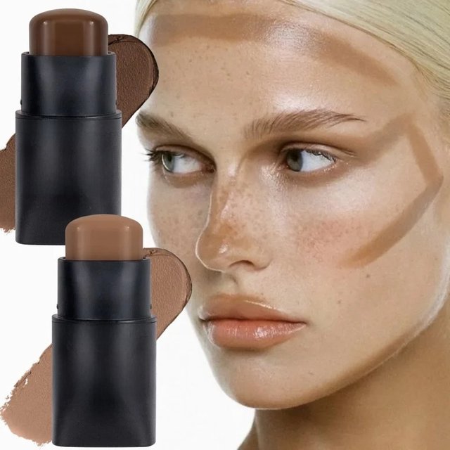 1PC Cover Dark Circles and Acne Marks, Concealer Stick, Body Shadow, Nose Shadow, Contour Stick To Create Flawless Makeup
