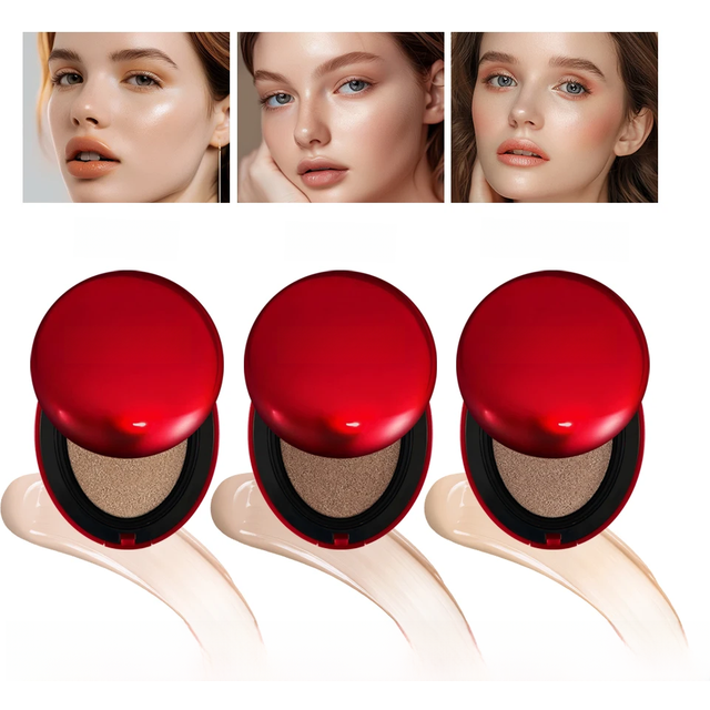 Sun protectio Air Cushion Foundation 9 Colors CC Cream Concealer Whitening Makeup Waterproof Cosmetics Brighten Face Base Tone