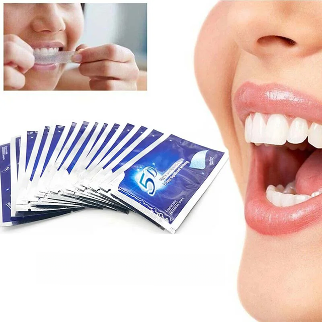 5d Gel Tooth Whitening Kit White Teeth Strips Oral Care Kit False Teeth Strip Dental Veneers Whitening Gel Dropshipping