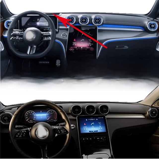 For 2022-2025 Benz C-Class C260L C200 W206 Dashmat Dashboard Cover Instrument Panel Sunscreen Pad Anti-Dirt Proof Dash Mat
