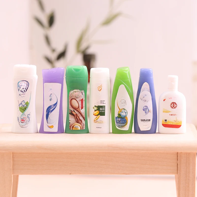 10Pcs 1:12 Dollhouse Bathroom Supplies Shampoo Wash Model For Doll House Decor