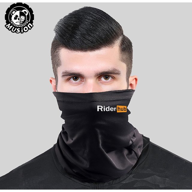 Musion Balaclava Neck Cover Multi Functional Ski Mask Scarf Adjustable Design Breathable Windproof Sunscreen Cycling Skiing