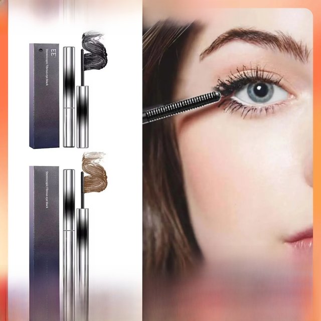 EELHOE Silk Fiber Curling Eyelash Extension Mascara Lengthening Long Lasting Waterproof Eyes Black Lashes Brush Makeup Cosmetics