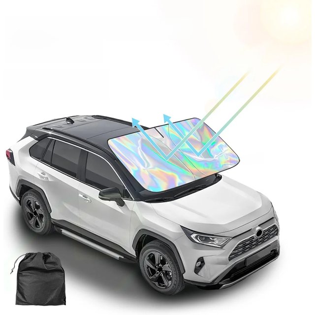 For Toyota RAV4 2019-2024 Car Windshield Sun Shade Covers Visors Auto Front Window Sunscreen Parasol Coche Sunshade Accessories