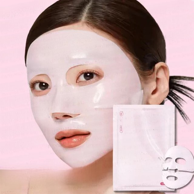 Pink Bio Collagen Gel Salmon Pdrn Face Mask Deep Hydrating Overnight Moisturizing Hydrogel Jelly Face Sheeets Balance Skin Tone