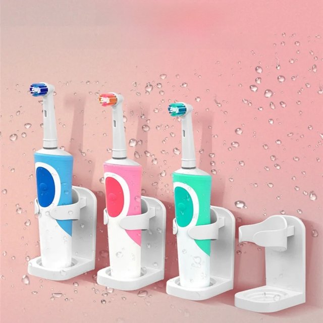 Traceless Toothbrush Holder Bath Wall-Mounted Electric Toothbrush Holders Adults Toothbrush Stand Hanger Bathroom Accessories