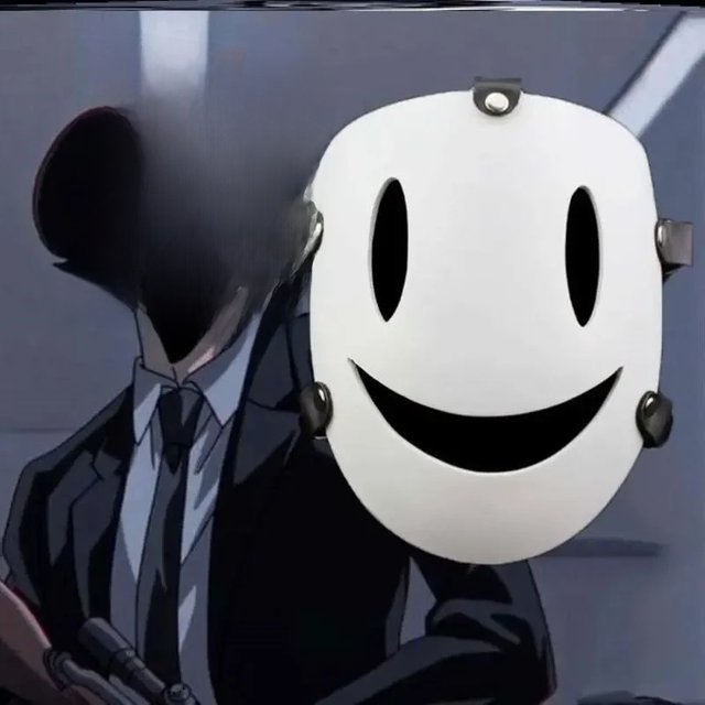 Anime cosplay Tenkuu Shinpan High-Rise Invasion Cosplay Mask hat PVC White Mask Japanese Samurai Costume Props Face Mask