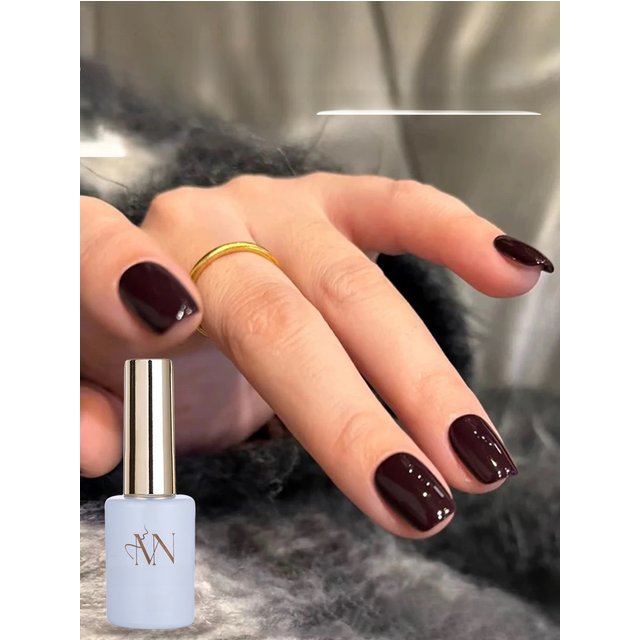 MN 1-12pcs 12ML Winter Popular Gel Nail Polish 2025 Whitening Dark Brown Wine Red Nails Nail Salon Red Nails Valentine Day Nails