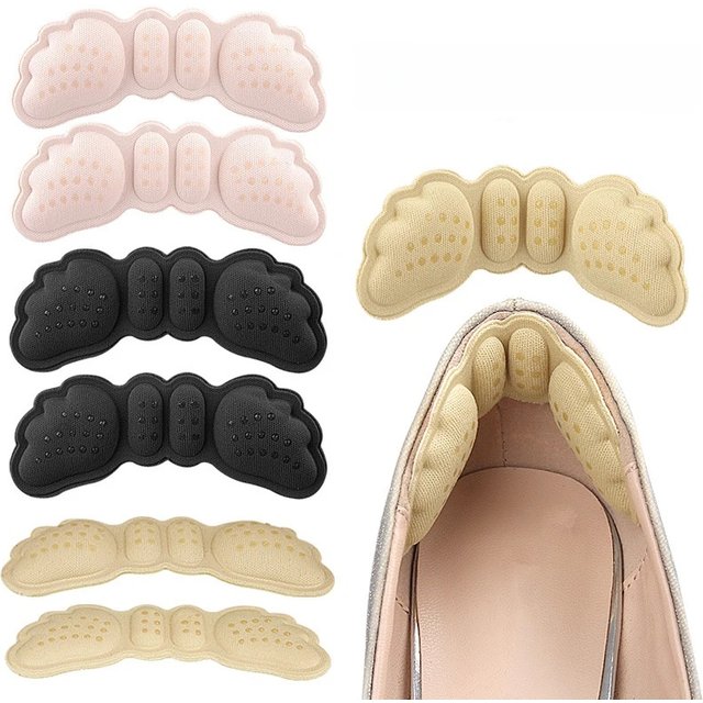 High Heels Heel Protector Insoles Heels Sticker Adjust Size Adhesive Non-slip Shoe Pads Pain Relief Foot Care Insert 4pcs/8pcs