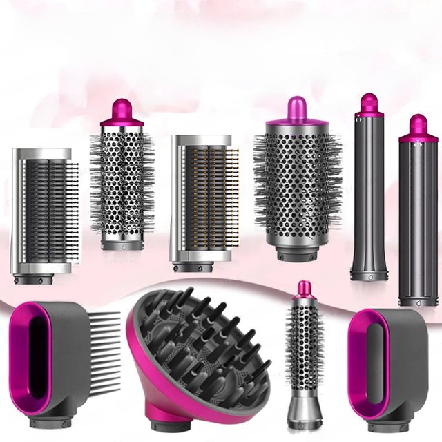 Hair Curler Nozzle For Dyson Airwrap HS01 HS05 Sencicimen X9 Hair Dryer Accessories Multi Hair Styler Hard Soft Smoothing Brush