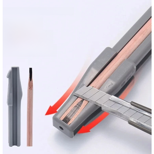 1pcs Microblading Wooden Eyebrow Pencil Sharpener Waterproof Long-lasting Semi Permanent Tattoo Makeup Tools