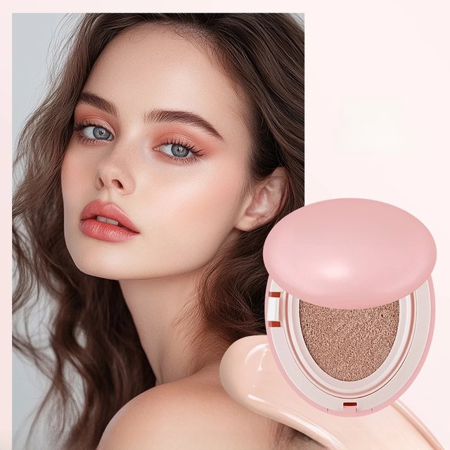 Lakerain Cushion Foundation Korean Makeup Base Mist Foundations Makeup Full Coverage Long-lasting Cc Cream Sunscreen Cosmetic