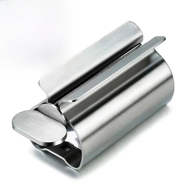 Bathroom Accessories Toothpaste Squeezer Tube Roller Stainless Steel Wringer Roller Rotate Dispenser for Ointments Cosmetics