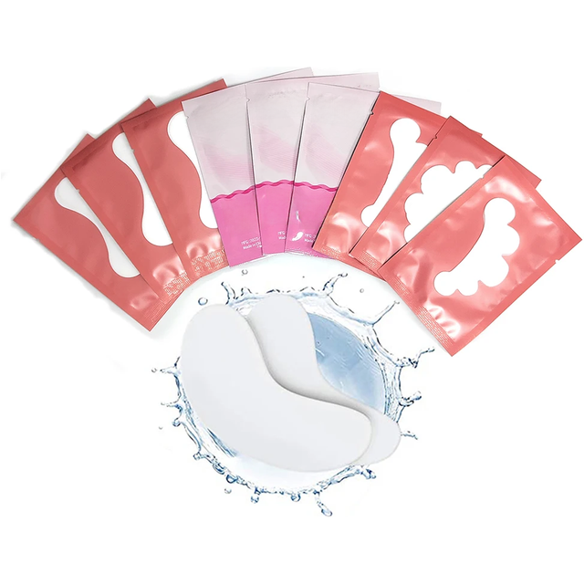 50/100Pairs Eyelash Pad Gel Patch Grafting Eyelashes Lint free Under Eye Patches For Eyelash Extension Non-woven Makeup Tools