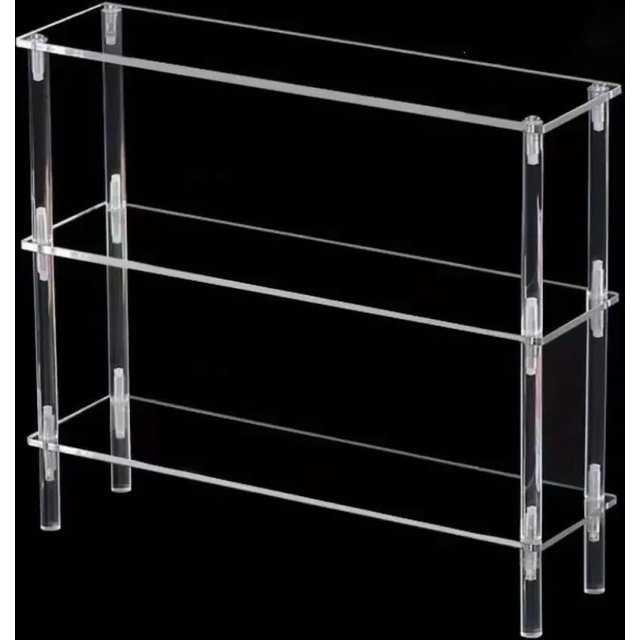 Vertical Acrylic Display Riser,Perfume Stand Organizer,Clear Acrylic Display Shelf for Food,Cupcake,Amiibo Funko POP Figure