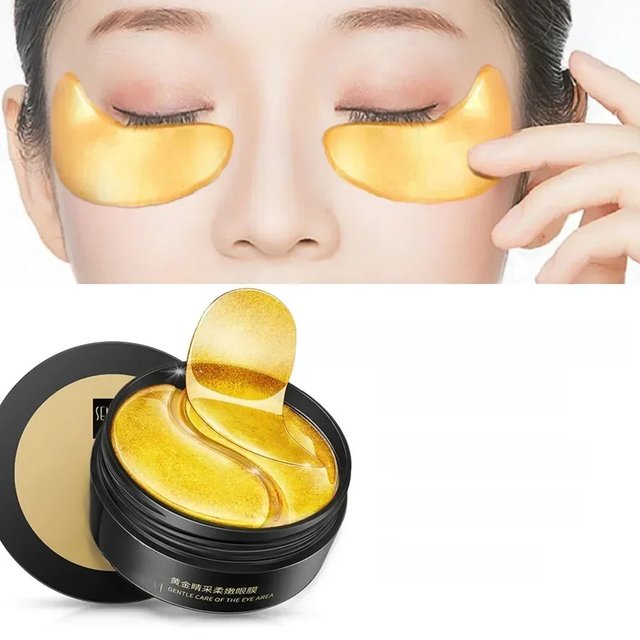 Skincare Products 24K Gold Hyaluronic Acid Eye Mask Remove Dark Eye Circles Collagen Eye Patches Korean Face Care Product