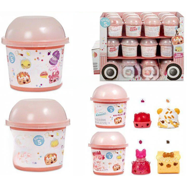 Original Num Noms Smell So Delicious Series 5 Nail Polish or Lip Gloss Mystery Pack Kawaii Surprise Toys for Girls Birthday Gift