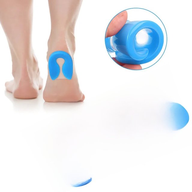 Gel Heel Protectors Shock Absorbing Insoles Soft Elastic Silicone Heel Cushions Foot Care Products 2pcs/4pcs