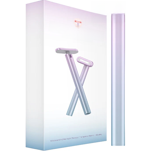 EMS Microcurrent Eye Face Massager LED RF Beauty Device Red Light Therapy Facial Neck Eye Anti Aging Skin Tightening Beauty Wand