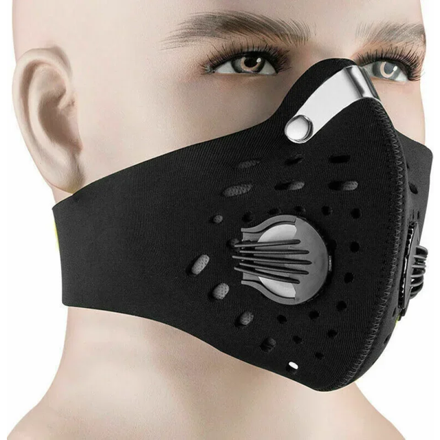 Outdoor Sports Reusable Face Masks for men Dustproof Masks Activated Carbon Dust Mask With Extra Filter Cotton Halloween Cosplay