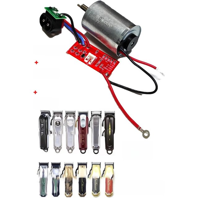 3.7V 8000RPM Brushless Motor Circuit Board for men's Professional Hair Clippers Wahl 8148/8591/8504/1919/8509 Trimmer Accessorie