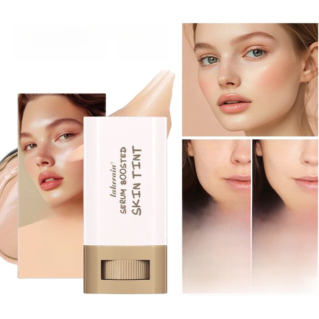 Beauty Balm Serum Boosted Skin Tint Foundation Stick Smooth Plumper Hight Coverage Travel Bronze Foundation Makeup