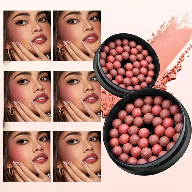 2 PCS Matte Face Blusher Natural Cheek Tint Soft Makeup Contouring Female Blush Powder Brightens Face Cosmetic
